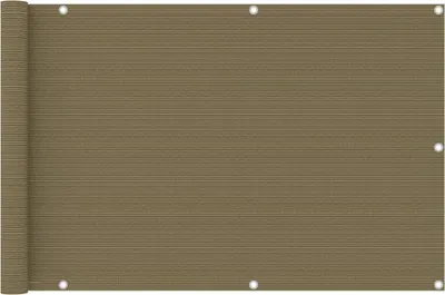 Obrázok produktu pre Balkónová markíza, sivohnedá 90x600 cm, HDPE