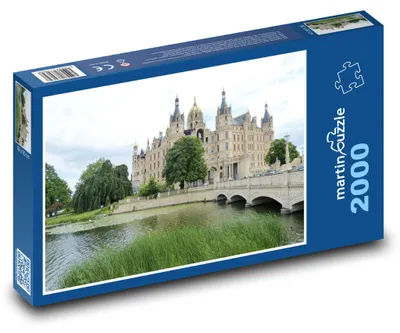 Zdjęcie produktu dla Puzzle 2000 Zamek Schwerin - Niemcy - martinpuzzle