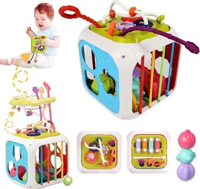 Produktbild von Sensorisches Spielzeug für 6-12 Monate, Sortierpuzzle für Babys, Lernspielzeug für frühe Entwicklung