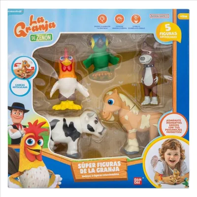 Immagine prodotto di Personaggi giocattolo - La Fattoria di Zenón - 5 pezzi - Figurina sorpresa