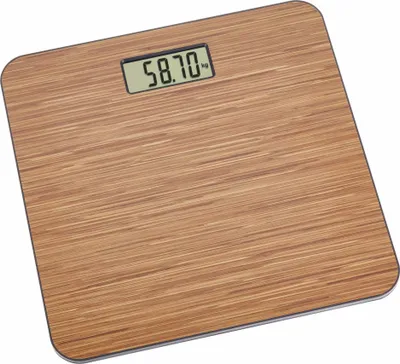 Obrázok produktu pre TFA - Digitálna kúpeľňová váha v drevenom vzhľade RUMBA 50.1013.08 - hnedá