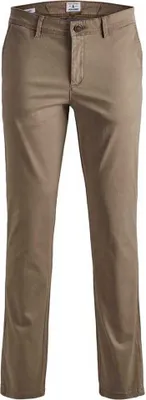 Image de Jack & Jones 12150160, Chino, Adulte, Beige, Coton, Élasthanne, Pas de blanchiment, Séchage naturel