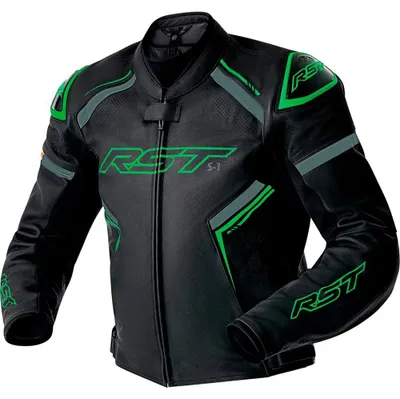Image de Rst S1 D3o Veste en cuir perforée Noir M Homme Noir M