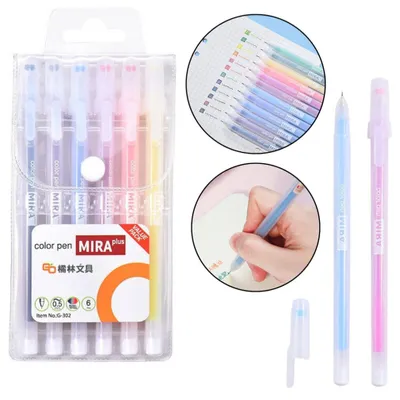 Immagine prodotto di Set Di Penne Gel Colori Intensi Ufficio Scuola 12 Pezzi