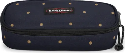 Produktbild von EASTPAK Schlampermäppchen Oval Single Dots Marine Gold dunkelblau