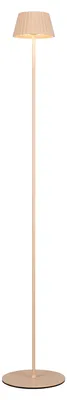Image de Lampadaire LED, métal, sable, variateur tactile, IP44, H 123 cm