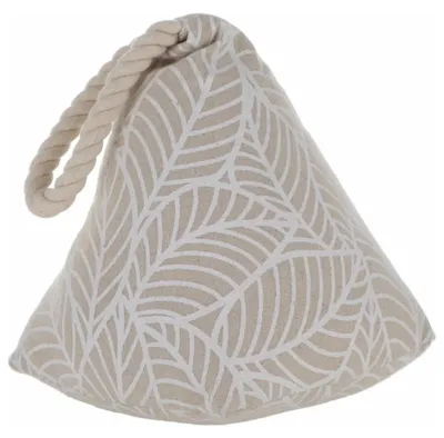 Produktbild von Luance Turstopper - 1 kg - beige - Stoff - weiser Dschungeldruck - 15 cm - Turstopper