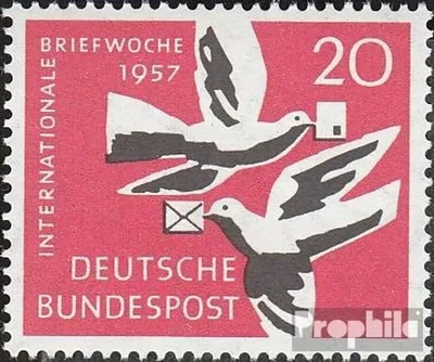 Produktbild von Briefmarken BRD (BR.Deutschland) 1957 Mi 276 (kompl.Ausg.) FDC Internationale Briefwoche