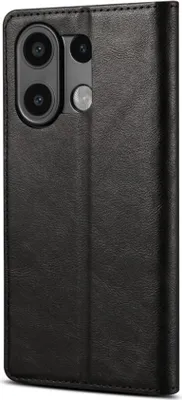 Obrázek produktu pro Lenuo Leather flipové pouzdro pro Xiaomi Redmi Note 13 černá