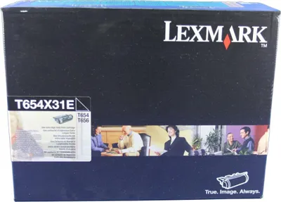 Produktbild von Lexmark T654X31E, 36000 Seiten, Schwarz
