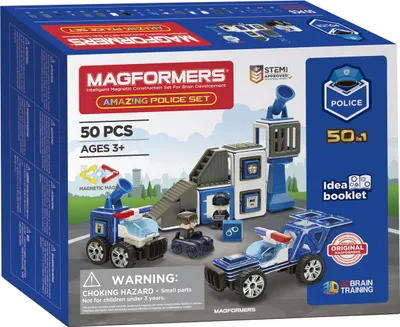 Produktbild von Magnetisches Set Magformers, Erstaunliches Polizeiset