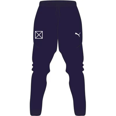 Productafbeelding van teamRISE Poly Trainingsbroek Jr. Kleur: PEACOAT-PUMA WHITE. Maat: 140