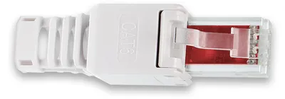 Produktbild von Netzwerkstecker 1x Cat6 Netzwerk Stecker werkzeuglos Cat7 Cat5 LAN Kabel RJ45