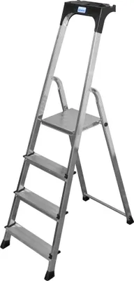 Produktbild von Krause Haushaltsleiter 1 x 4 Stufen Arbeitshöhe ca. 2,85 m
