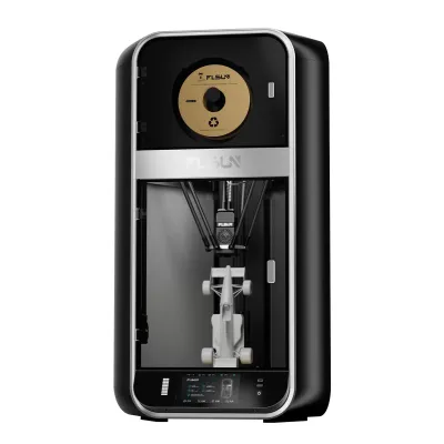 Produktbild von FLSUN S1 Pro FDM Delta 3D-Drucker40000 mm/s² mit 7"-Klipper-Firmware, Druckvolumen 320 x 320 x 430 mm, intelligenter Zonenheizung, Filament-Trockenbox