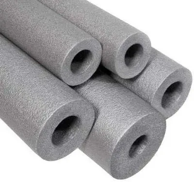 Obrázok produktu pre Penová izolácia na rúrky – 100 % recyklovateľný materiál – 6 x 1 m – sivá