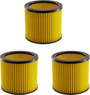 Produktbild von 3x Trade-Shop Rundfilter Lamellenfilter Patronenfilter Luftfilter kompatibel mit Einhell TE-VC 1925 SA TE-VC 2230 SA TE-VC 2340 SA TH-VC 1815