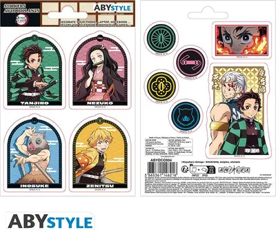 Produktbild von DEMON SLAYER - Aufkleber -16x11cm/2 Blatt - Unterhaltungsviertel