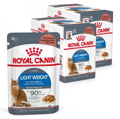 Zdjęcie produktu dla Royal Canin Light Weight Care w Sosie 24x85g Karma Mokra Dla Kotów z Tendencją Do Nadwagi
