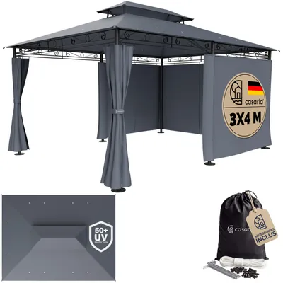 Image de CASARIA Pavillon de jardin anthracite