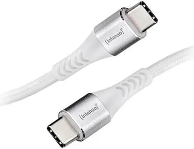 Produktbild von Intenso CABLE USB-C TO USB-C 1.5M/7901002, 1,5 m, USB C, USB C, 0,48 Gbit/s, Weiß