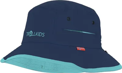 Produktbild von Trollkids Kinder Trollfjord Sonnenhut mystic blue/lake blue 48-52