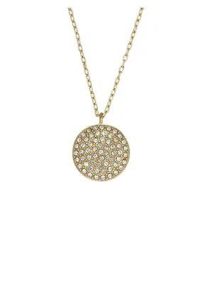Produktbild von Fossil JF04544710 Damen Collier Edelstahl Gold Weiß 45 cm