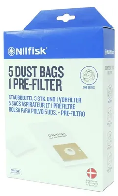 Productafbeelding van Nilfisk stofzuigerzakken Compact series origineel 5 stuks