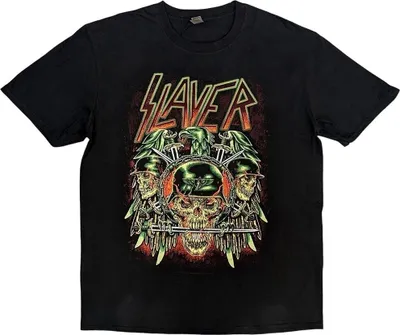 Produktbild von Slayer Prey with Background Black L T-Shirt