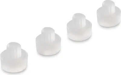 Produktbild von NUMAN Silikonfüße - Standfüße, Silikonnoppen, absorbieren Schwingungsenergie, stabiler Stand, neutrale Kolorierung, rutschfest, vibrationshemmend, 4 Stück, transparent