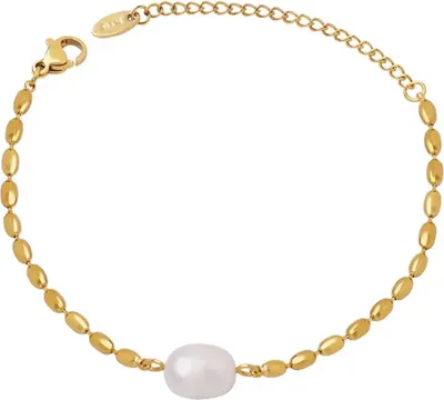 Zdjęcie produktu dla Elegancka Złota Bransoletka IV-34190 z Perłą KP34190