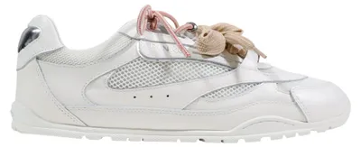 Obrázok produktu pre PINKO Yulia 01: Biele tenisky s kombináciou zamszu a sieťoviny, model SS018P132Z1B