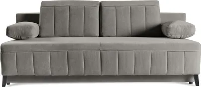 Zdjęcie produktu dla BETTSO Elegancka sofa ARUNA do salonu z wygodnymi szarymi poduszkami