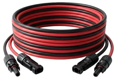 Obrázek produktu pro Solární kabel, odolný vůči UV záření, s dlouhou životností, průřez 6 mm², délka 10 metrů