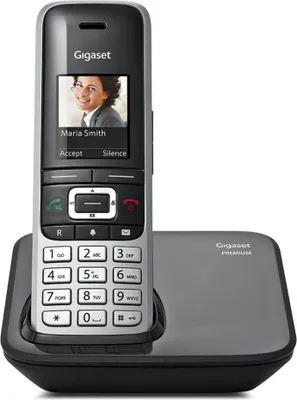 Image de Téléphone Fixe Sans Fil Gigaset Premium 100 Noir