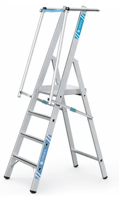 Produktbild von Zarges Stufenleiter ZAP Safemaster S mit großer Plattform 4 Stufen