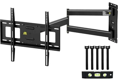 Productafbeelding van TV-beugel, scharnierend en kantelbaar, 45 kg, VESA 400x400 mm, geschikt voor schermen van 26-65 inch