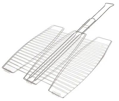 Produktbild von bremermann Fischgriller 3fach, Edelstahl, ca. 65 x 39,5 cm, Fischbräter
