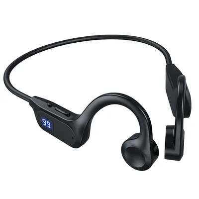 Produktbild von Bluetooth 6.0 Knochenleitungskopfhörer, offenes Design, schweiß- und wasserabweisend, HD-Stereo-Sound, 10 Stunden Spielzeit, leicht und tragbar