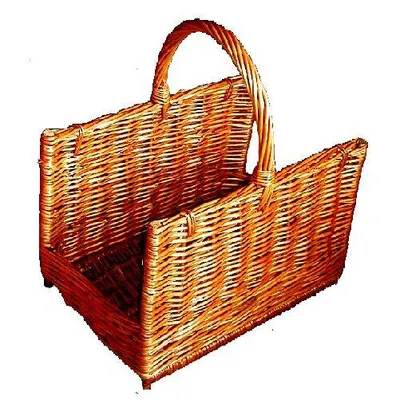 Produktbild von Rechteckiger Kaminkorb 45x45x30cm lackiert
