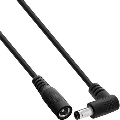 Produktbild von InLine 26901L, 1 m, Gleichstrom, 5.5 x 2.1 mm, 12–24