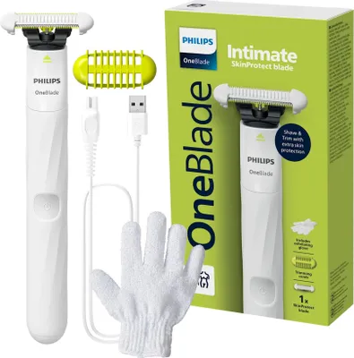Obrázok produktu pre Philips Norelco OneBlade QP1924/24, Zabudovaná batéria, Suché a mokré holenie, Biela