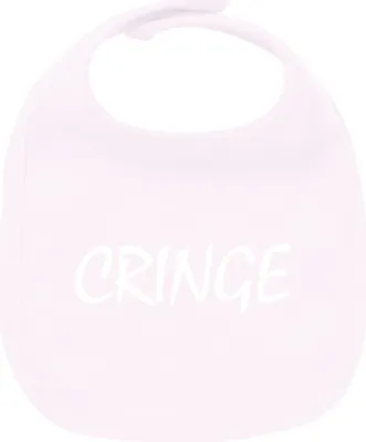 Produktbild von Huuraa Unisex Babylatz Cringe Jugendwort Geschenk Babypink  Baumwolle Cringe Mitbringsel
