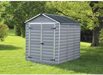 Produktbild von Gerätehaus Palram – Canopia Skylight 6x8 mit Fußboden 229 x 185,4 cm grau