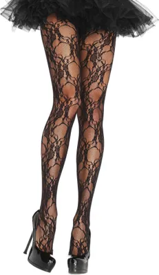 Produktbild von Spitzen Strumpfhose - für Halloween Kostüm Damen