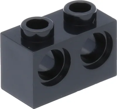 Produktbild von 20x LEGO Technic Steine 1 x 2 (32000) - Schwarz