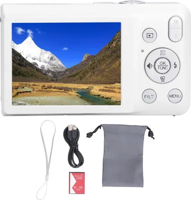 Obrázok produktu pre Digitálny fotoaparát HD 68MP 2,7" obrazovka 16x zoom Časovač snímania Filter krásy Nahrávanie videa Kompaktný