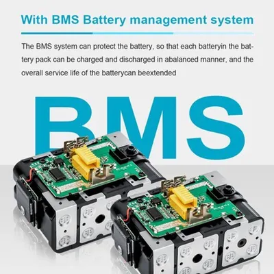 Image de Batterie pour outils - 18V - Capacité de 5000 mAh - 2 batteries lithium-ion