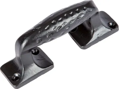 Produktbild von Geschmiedet Scheunentürgriff Gusseisen Antike Schrankschublade H102mm schwarz