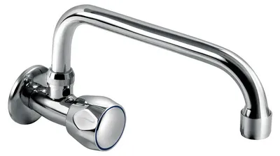Produktbild von Chrom Einhebel Waschbeckenarmatur mit zeitlosem Design und hochwertigem Keramikventil